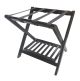 Stainless Steel Black Folding Luggage Rack