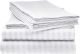 Twin Duvet Cover White Stripe 200x250cm