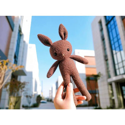 Natural Cotton Handmade Crocheted Rattle Toy